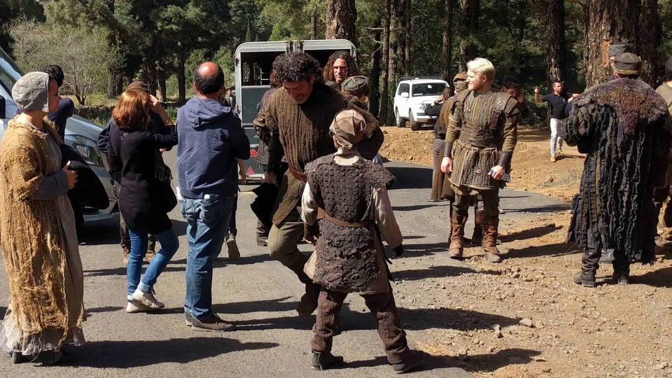 Фото со съемок сериала «Ведьмак»