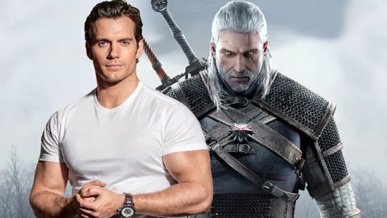 Генри Кавилл и главный персонаж игры «Ведьмак»